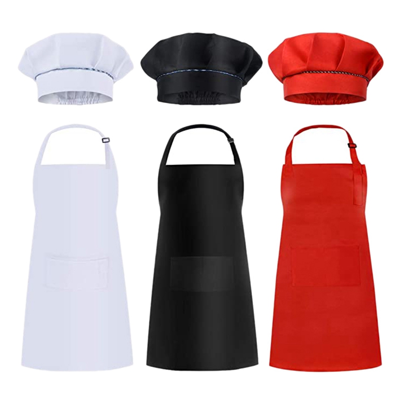 Kitchen Kids Baking Set - Çocuk Önlüğü, Çocuk Şef Şapkası Önlük