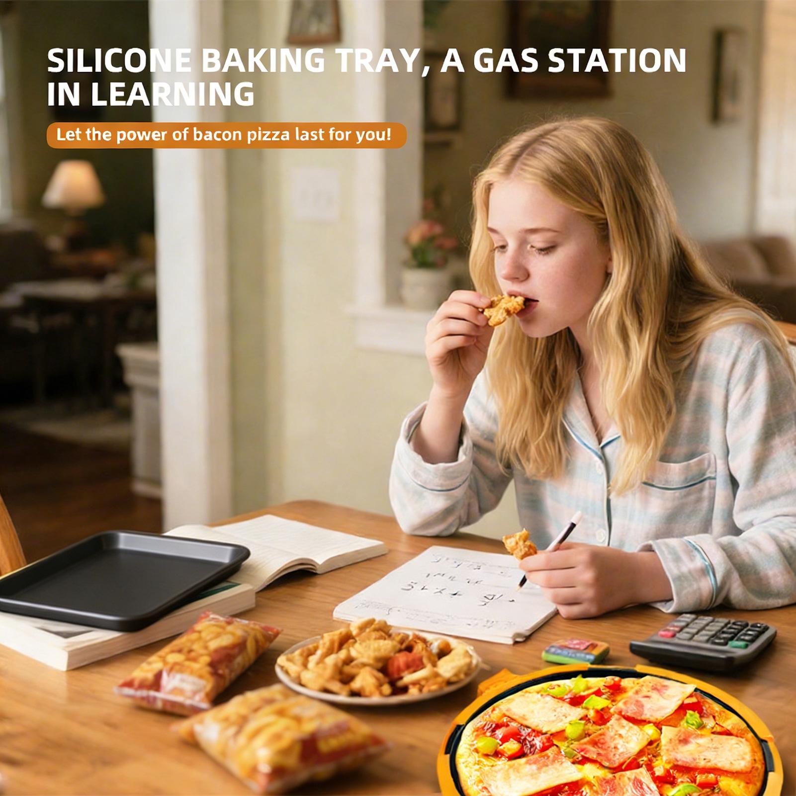 Kitchen Oven Baking Pans - Mikrodalga Izgara Tavası Hızlı Isınan Pizza
