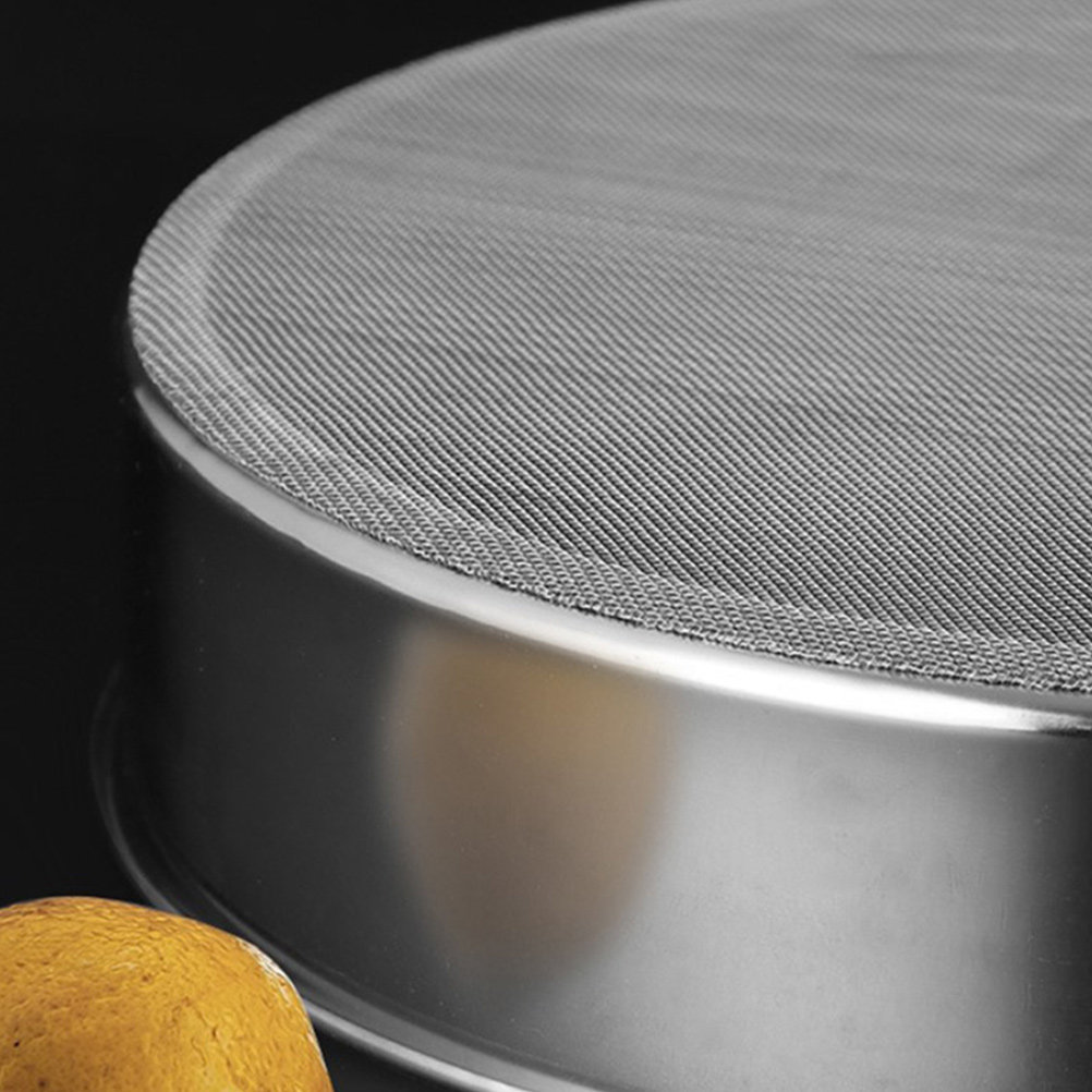 Kitchen Baking Utensils - 3 adet paslanmaz çelik un eleği