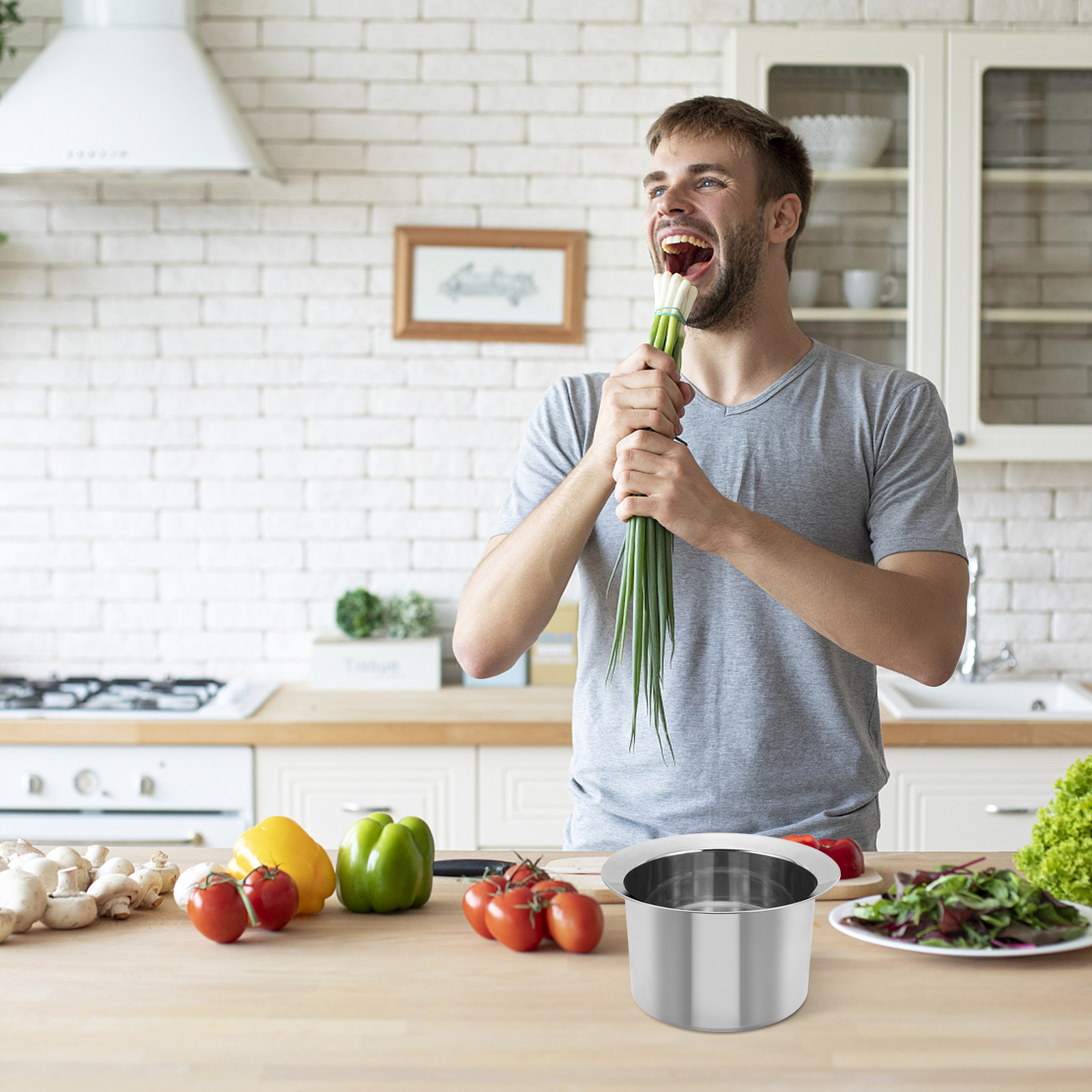 Kitchen Baking Storage Containers - Paslanmaz Çelik Yağ Haznesi Çok Fonksiyonlu