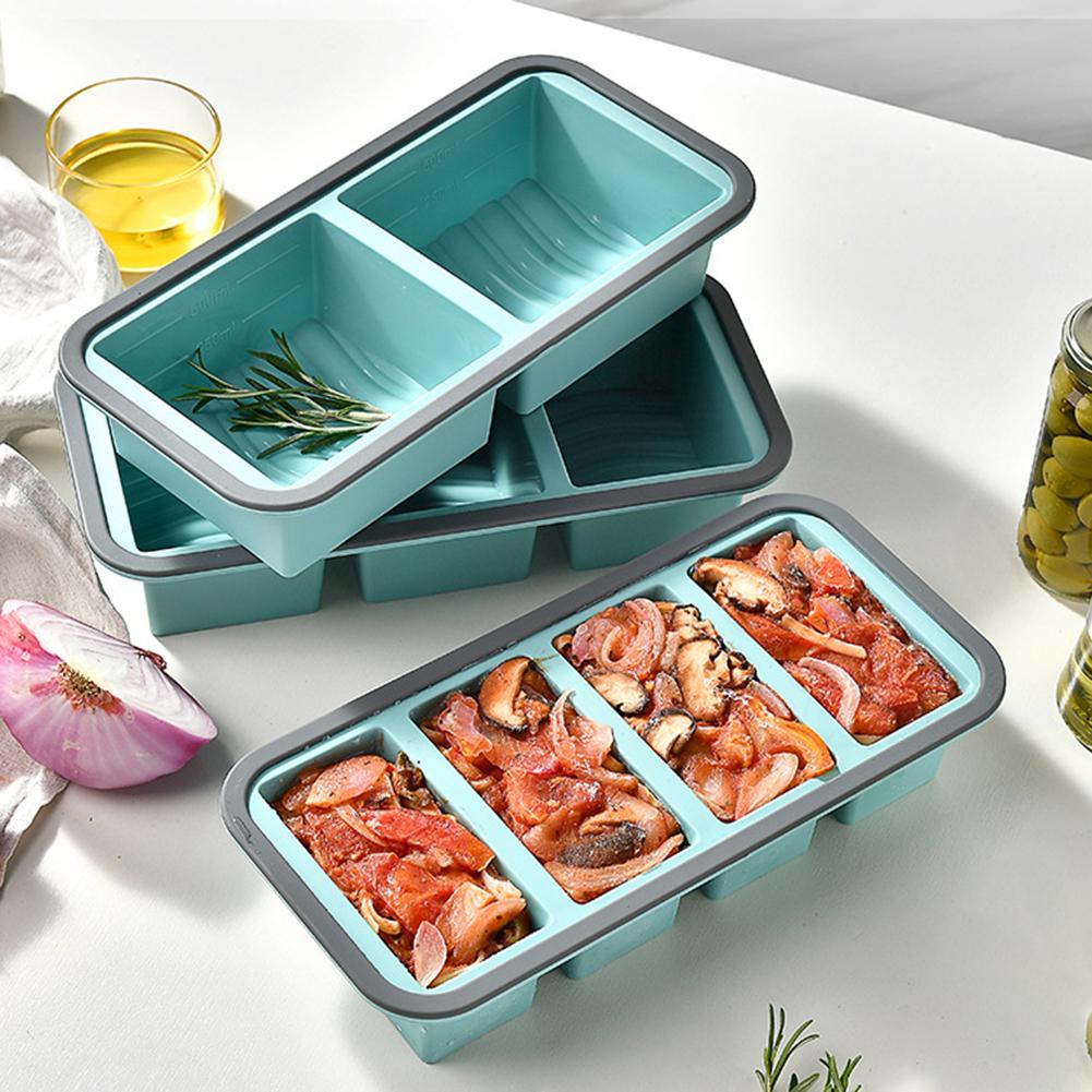 Kitchen Baking Storage Containers - Dondurucu Saklama Kabı Büyük Silikon Buz