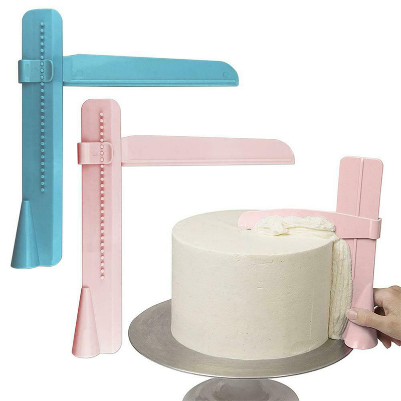 Fondant Smoother Set - Kek Kazıyıcı Ayarlanabilir Fondan Spatula Kek