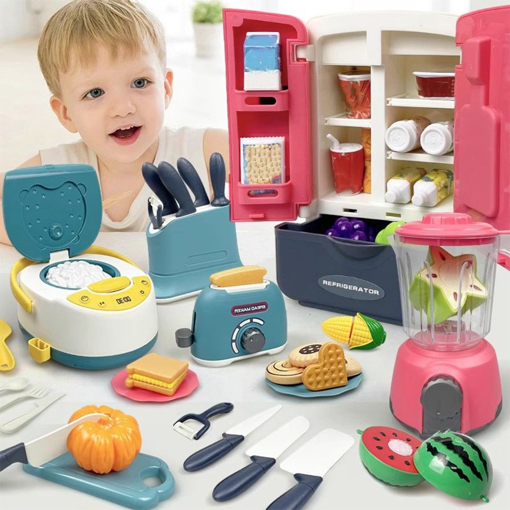 Kitchen Kids Baking Set - Komik Çok Renkli Pişirme Oyun Seti