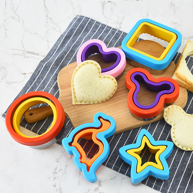 Kitchen Kids Baking Set - Çocuklar için paslanmaz çelik sandviç kesici