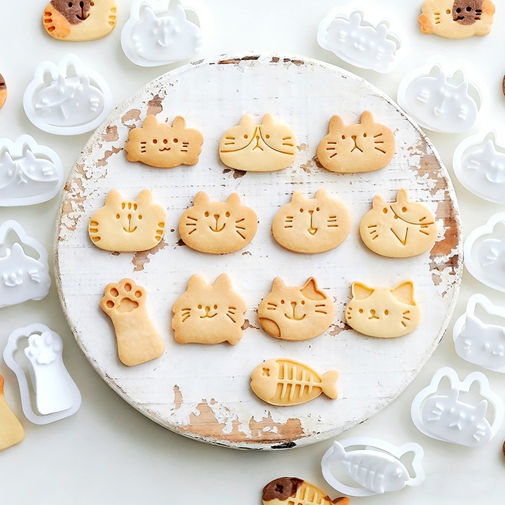 Kitchen Appliances For Baking - Sevimli Kedi Yavrusu Kendin Yap Damgalı