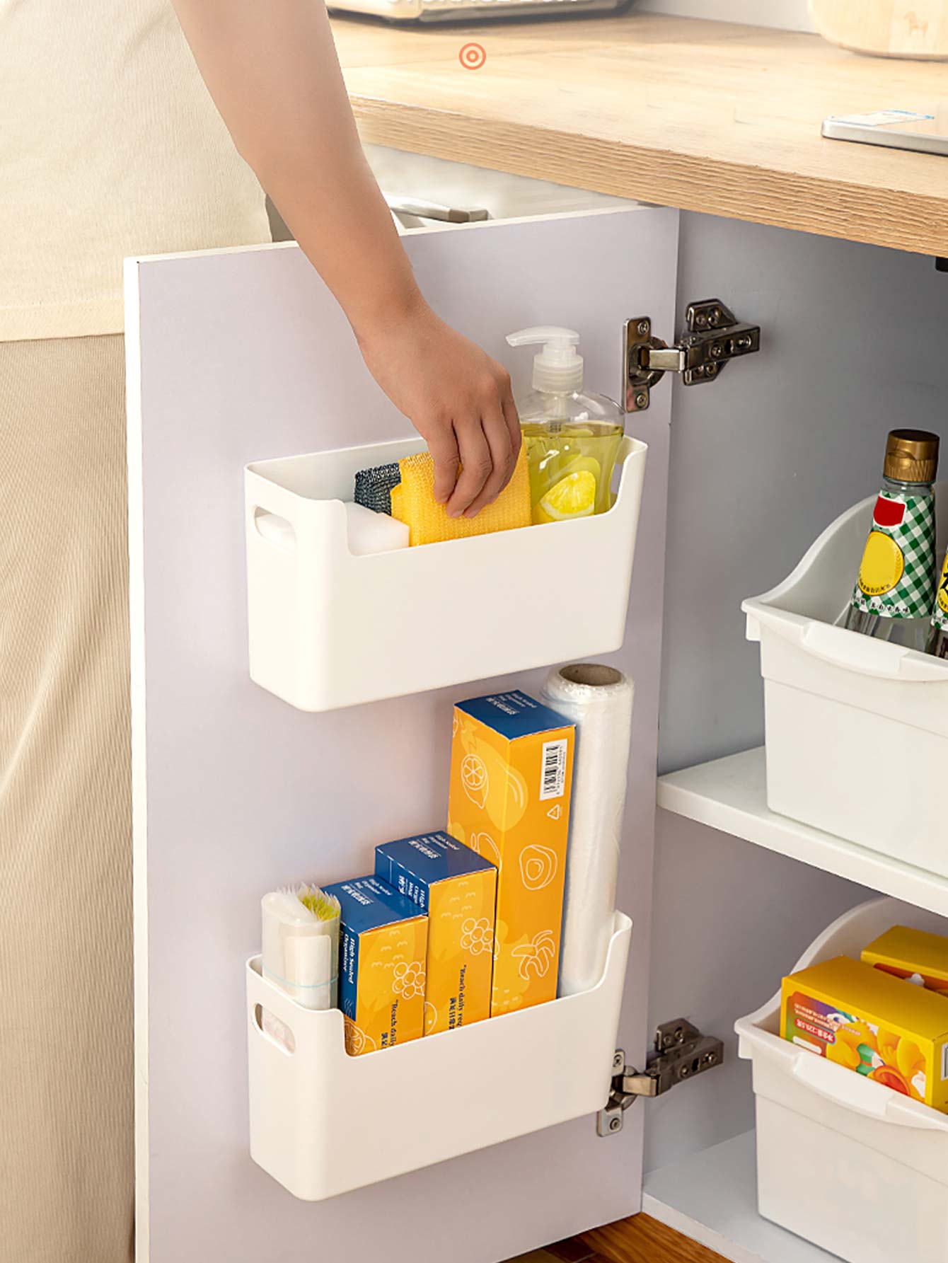 Kitchen Zo - Delme Gerektirmeyen Dolap Kapısı Düzenleyici Plastik