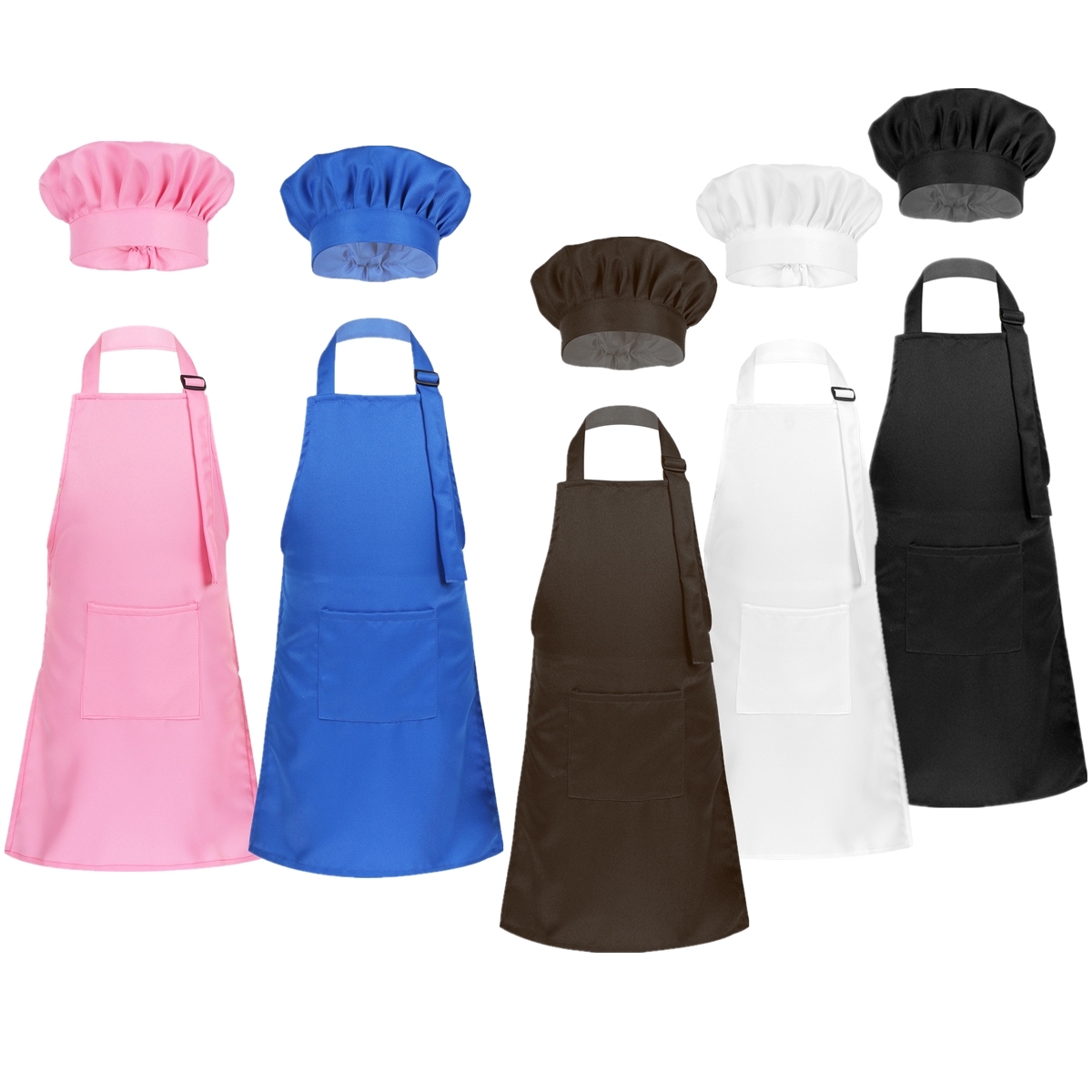 Kitchen Kids Baking Set - Unisex Çocuk Önlükleri Ayarlanabilir Önlük ve