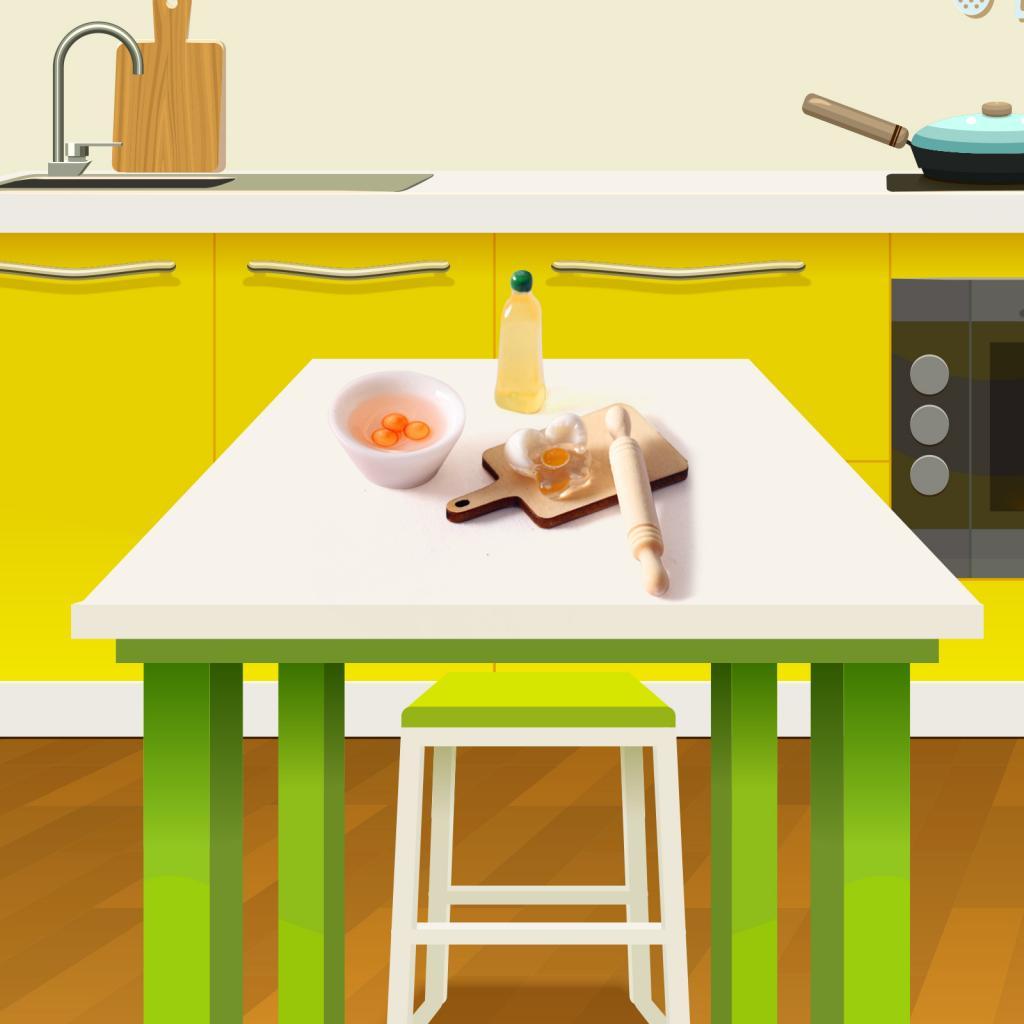 Kitchen Kids Baking Set - Minyatür Mutfak Dollhouse Ekmek Ahşap Gıda