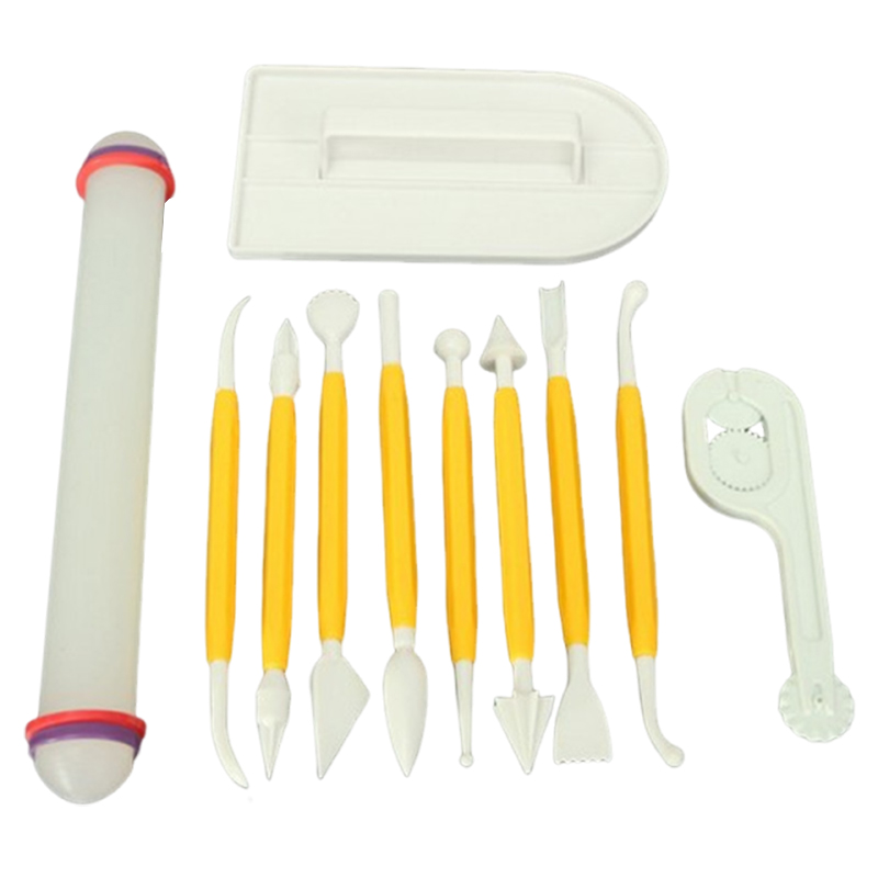 11 adet/takım Pişirme Araçları - Fondant Smoother Set incelemesi ve fiyatı