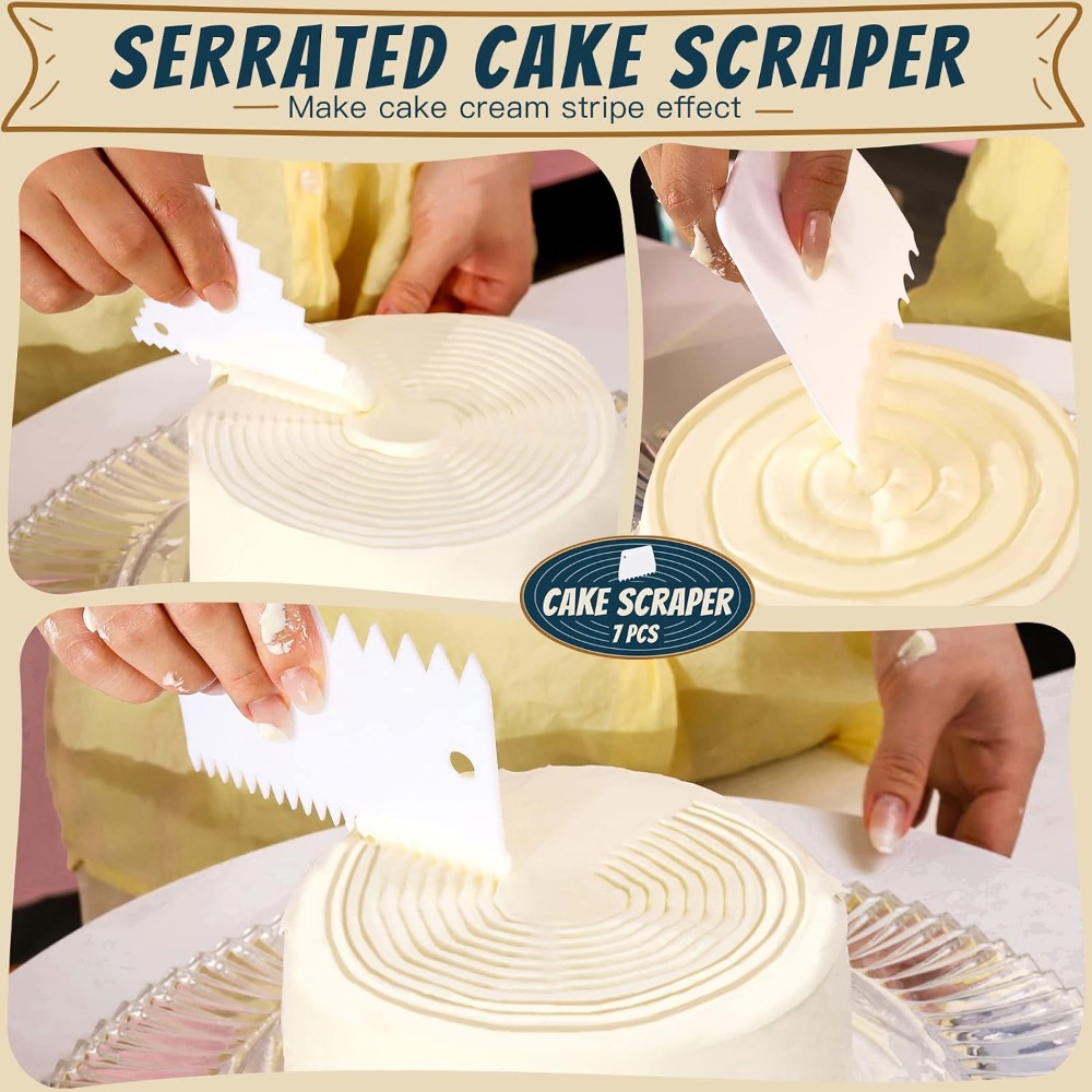 7 Parça Mutfak Hamur Kazıyıcı  - Kitchen Baking Utensils incelemesi ve fiyatı