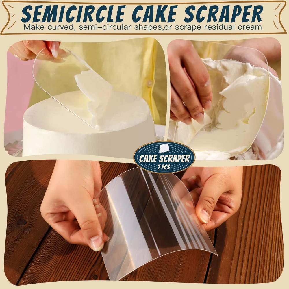 7 Parça Mutfak Hamur Kazıyıcı  - Kitchen Baking Utensils incelemesi ve fiyatı
