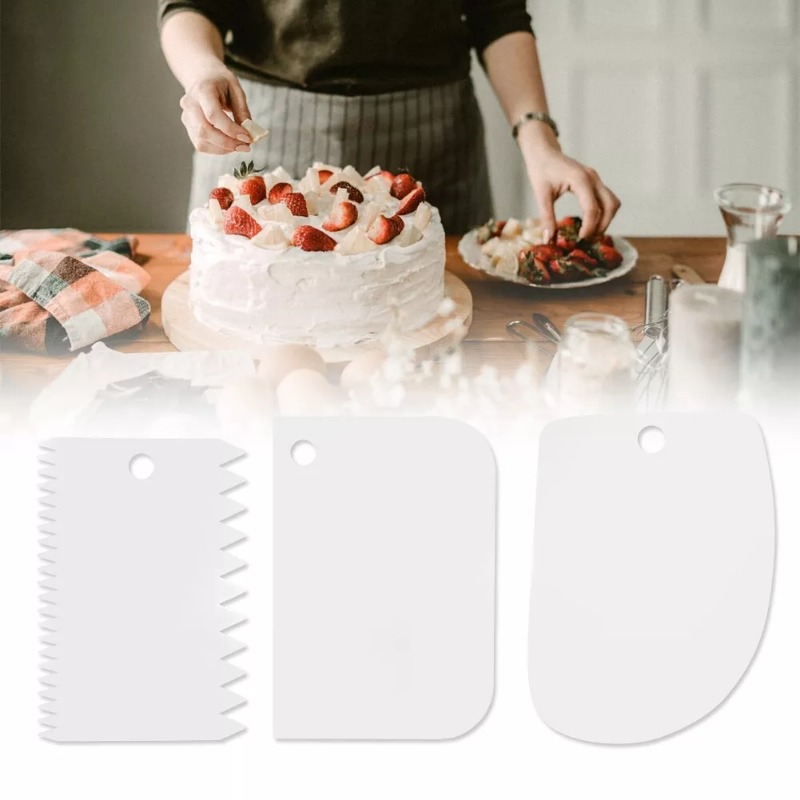 Plastik Kek Kazıyıcı Seti Pişi - Fondant Smoother Set incelemesi ve fiyatı