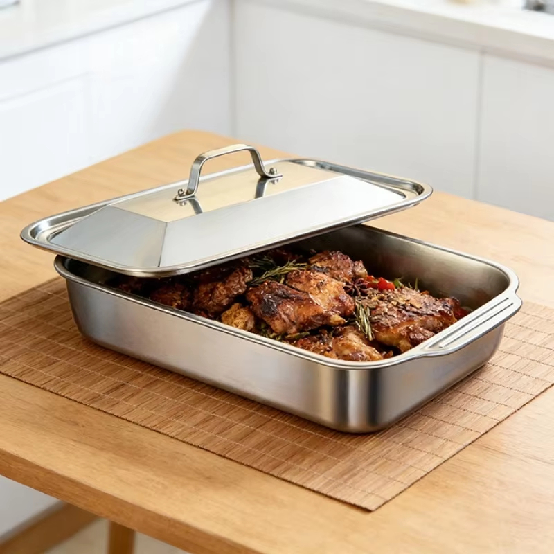 Paslanmaz Çelik Derin Pişirme  - Kitchen Oven Baking Pans incelemesi ve fiyatı