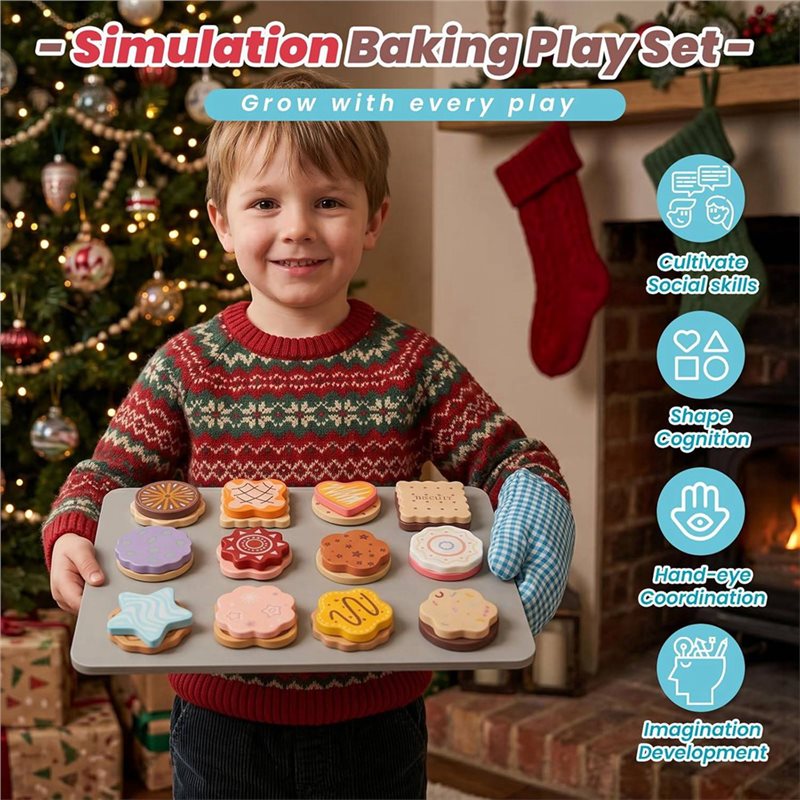 WOWFU-Çocuklar İçin Ahşap Kura - Kitchen Kids Baking Set incelemesi ve fiyatı