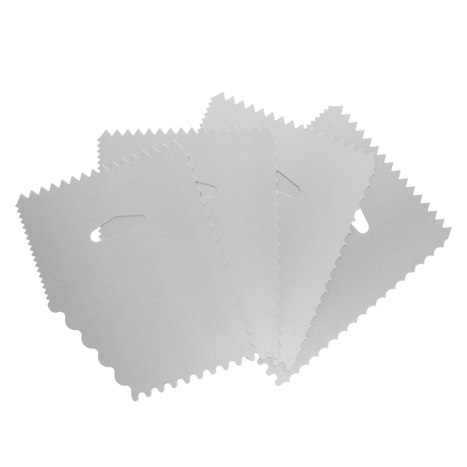 4 Parça Kek Kazıyıcı Seti Alüm - Fondant Smoother Set incelemesi ve fiyatı