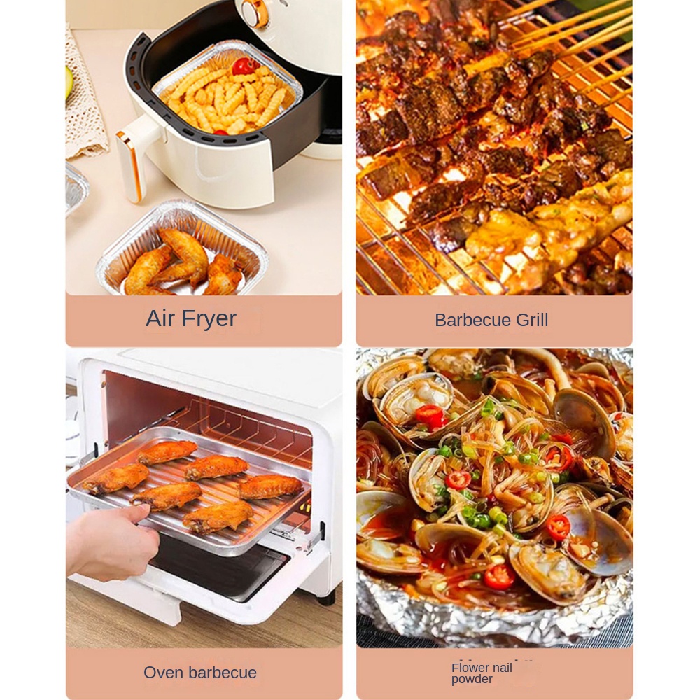 20CM hava fritöz alüminyum fol - Kitchen Oven Baking Pans incelemesi ve fiyatı