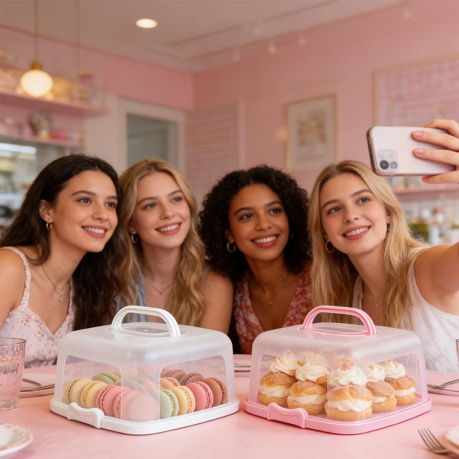 10 inç Seyahat Kek Taşıyıcısı  - Kitchen Baking Storage Containers incelemesi ve fiyatı