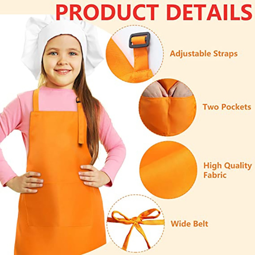 Çocuk Şef Önlüğü Ön Cepli Önlü - Kitchen Kids Baking Set incelemesi ve fiyatı