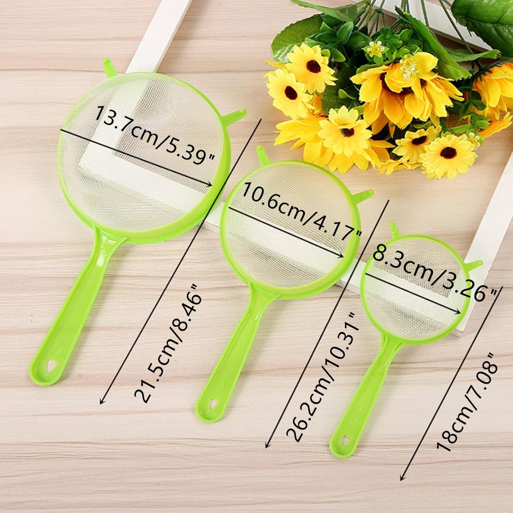 3'lü Paket İnce Gözenekli Süzg - Kitchen Baking Utensils incelemesi ve fiyatı