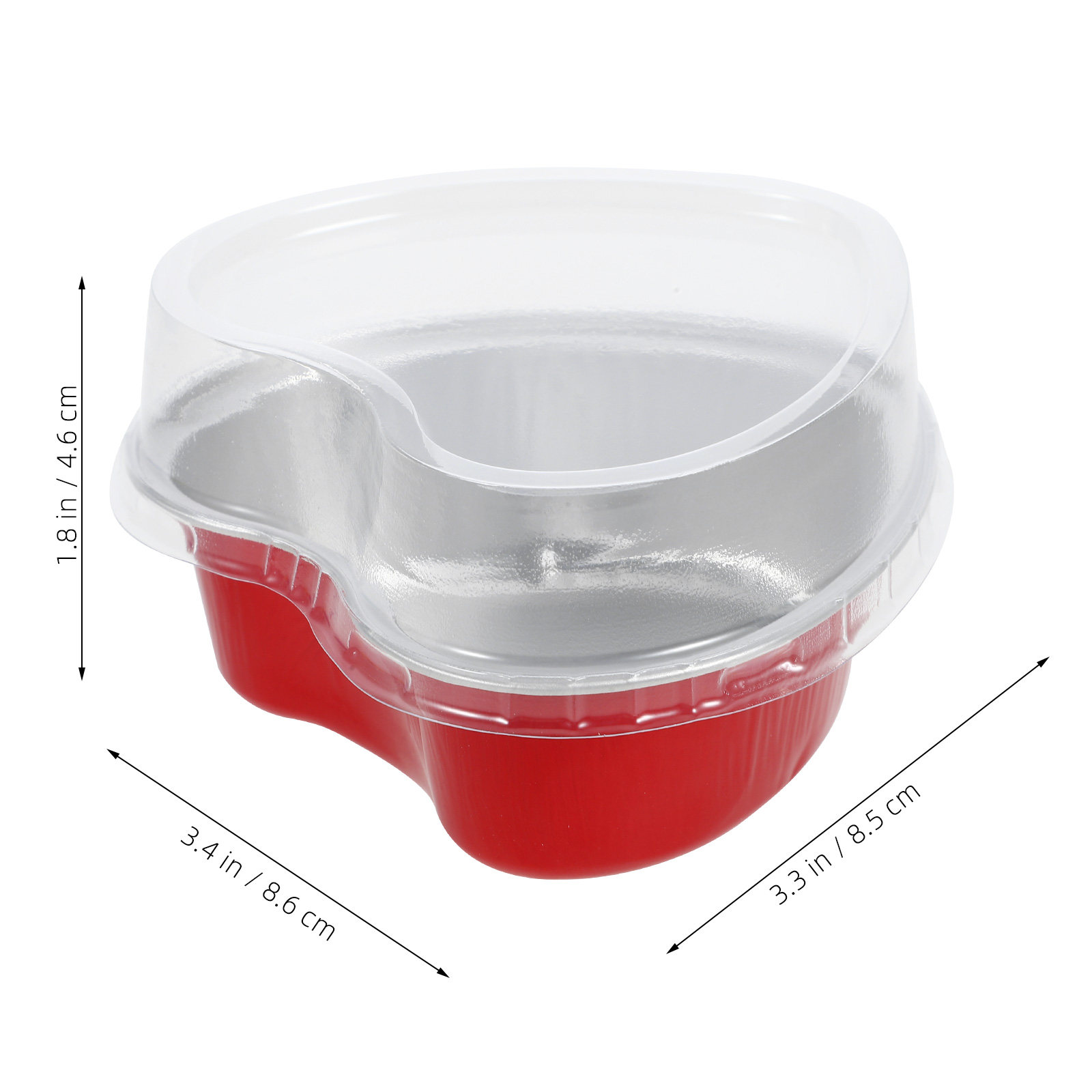 20 takım alüminyum folyo kalp  - Baking Kitchen Design incelemesi ve fiyatı