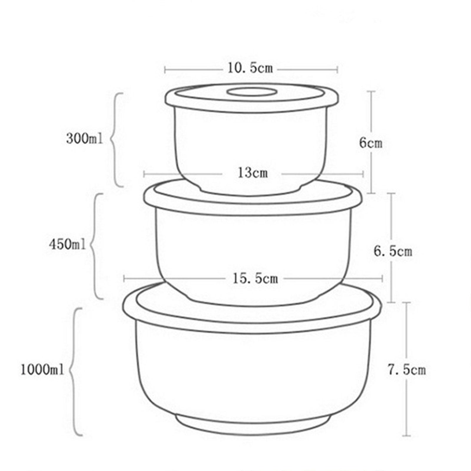 3x Karıştırma Kasesi Seti Gıda - Kitchen Baking Storage Containers incelemesi ve fiyatı