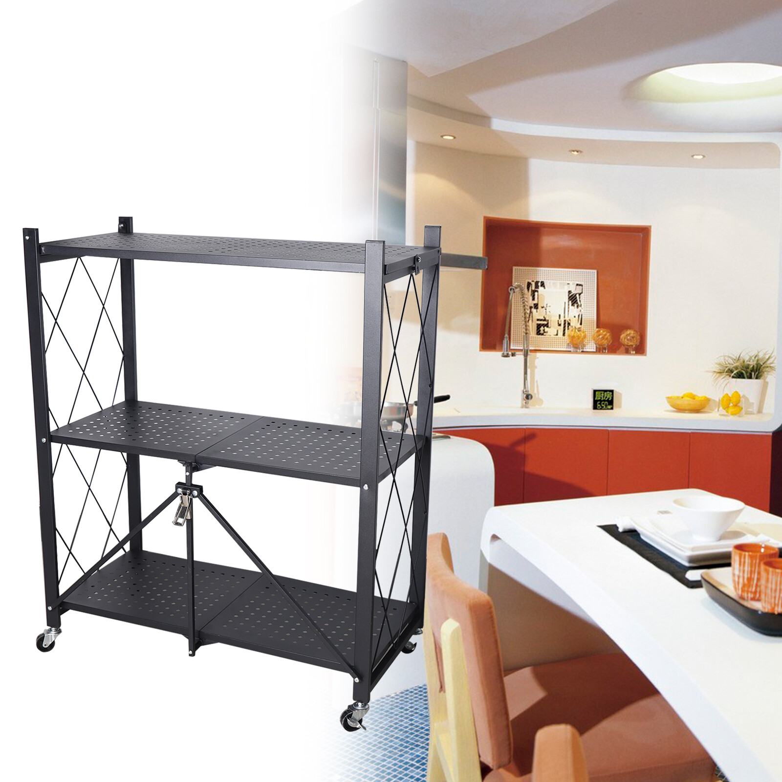 3 Katlı Hareketli Saklama Arab - Kitchen Baking Cart incelemesi ve fiyatı