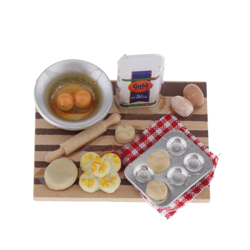 Minyatür Mutfak Dollhouse Ekme - Kitchen Kids Baking Set incelemesi ve fiyatı